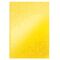 Caiet A4 matematica cu coperta carton, 80 file, 90g/mp, LEITZ WOW, ALEGE CULOAREA: Galben - 2Papet