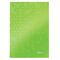 Caiet A5 dictando, coperta carton, 80 file, 90g/mp, LEITZ WOW, ALEGE CULOAREA: Verde - 2Papet