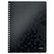 Caiet A4 cu spirala, matematica, coperta plastic PP, 80 file, 80g/mp, LEITZ WOW, ALEGE CULOAREA: Negru - 2Papet