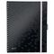 Caiet A4 cu spirala, matematica, coperta plastic PP, 80 file, 80g/mp, LEITZ WOW Be Mobile, ALEGE CULOAREA: Negru - 2Papet