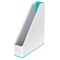 Suport vertical A4 din plastic, doua culori, LEITZ WOW, ALEGE CULOAREA: Turcoaz - 2Papet