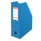 Suport vertical pliabil A4 carton invelit in PVC, 10 cm, ESSELTE, ALEGE CULOAREA: Albastru - 2Papet