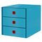 Suport documente birou 3 sertare, LEITZ Cosy Click&Store, ALEGE CULOAREA: Albastru - 2Papet