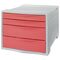 Suport documente birou 4 sertare, ESSELTE Colour Breeze, ALEGE CULOAREA: Coral - 2Papet