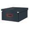 Cutie depozitare cu capac si manere 482 x 369 x 200 mm, pliabila, LEITZ Cosy, ALEGE CULOAREA: Gri antracit - 2Papet