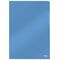 Mapa plastic cristal A4, deschidere in L, 150 microni, 25 buc/set, ESSELTE, ALEGE CULOAREA: Albastru - 2Papet