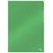 Mapa plastic cristal A4, deschidere in L, 150 microni, 25 buc/set, ESSELTE, ALEGE CULOAREA: Verde - 2Papet