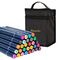 Set sketch marker cu 2 capete, husa textila, 30 culori/set, DELI Finenolo - Papet