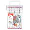Set sketch marker cu 2 capete, uscare rapida, 36 culori/set, DELI Color Emotion - 2Papet