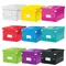 Cutie depozitare mica 282 x 220 x 160 mm, cu eticheta si capac, LEITZ Click&Store, ALEGE CULOAREA: Turcoaz - Papet