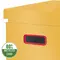 Cutie depozitare cu capac si manere 362 x 320 x 310 mm, pliabila, LEITZ Cosy, ALEGE CULOAREA: Galben - 6Papet