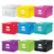 Cutie depozitare medie 370 x 281 x 200 mm, cu manere si capac, LEITZ Click&Store, ALEGE CULOAREA: Verde - Papet