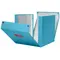 Cutie depozitare cu capac si manere 370 x 281 x 200 mm, pliabila, LEITZ Cosy, ALEGE CULOAREA: Albastru - 5Papet