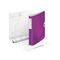 Caiet mecanic A4 cu 4 inele, 30 mm, LEITZ WOW Softclick, ALEGE CULOAREA: Mov - 2Papet
