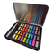 Acuarele in cutie metalica si 2 pensule, 36 culori/set, DACO - 2Papet