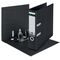 Biblioraft plastifiat negru, 8cm, deschidere 180 grade, LEITZ Recycle FSC - 3Papet