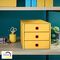Suport documente birou 3 sertare, LEITZ Cosy Click&Store, ALEGE CULOAREA: Galben - 3Papet