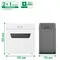 Distrugator documente 6 coli, Cross-Cut, LEITZ P4 Doc IQ Protect 6X - 7Papet