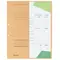 Dosar carton colorat cu capse, coperta 1/2, LEITZ, ALEGE CULOAREA: Kraft - 3Papet