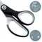 Foarfeca ergonomica 20.5 cm, alb-negru, LEITZ Titanium - 2Papet