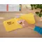 Tabla de sticla cu picioruse pentru birou, LEITZ Cosy, ALEGE CULOAREA: Galben - 5Papet