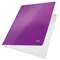 Dosar carton color metalizat cu sina, LEITZ WOW, ALEGE CULOAREA: Mov - 2Papet