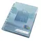 Mapa plastic A4 cu perforatii si burduf 2 cm, 3 buc/set, LEITZ Combifile Jumbo Albastru - 4Papet