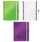 Caiet A4 cu spirala, dictando, coperta plastic PP, 80 file, 80g/mp, LEITZ WOW Be Mobile, ALEGE CULOAREA: Alb - Papet
