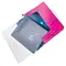 Mapa plastic A4 cu elastic si burduf 30 mm, LEITZ WOW Jumbo, ALEGE CULOAREA: Roz - 3Papet