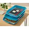 Set 3 tavite documente, LEITZ Cosy, ALEGE CULOAREA: Albastru - 3Papet