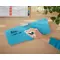 Tabla de sticla cu picioruse pentru birou, LEITZ Cosy, ALEGE CULOAREA: Albastru - 5Papet