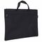 Servieta din textil cu 2 fermoare, neagra, DELI - 3Papet