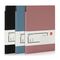 Caiet A5 dictando, coperta imitatie piele, 112 file, 80g/mp, DELI Serendipity, ALEGE CULOAREA: Roz - Papet