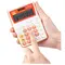 Calculator de birou cu 12 digits, DELI 1122, ALEGE CULOAREA: Portocaliu - 3Papet