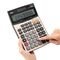 Calculator de birou cu 14 digits, DELI Metal 39264 - 4Papet