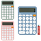 Calculator de birou cu 12 digits, DELI Fashion EM124, ALEGE CULOAREA: Roz - Papet