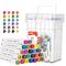 Set sketch marker cu 2 capete, uscare rapida, 24 culori/set, DELI Color Emotion - Papet