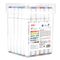 Set sketch marker cu 2 capete, uscare rapida, 36 culori/set, DELI Color Emotion - 3Papet