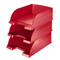 Tavita documente cu capacitate mare, color, LEITZ Plus Jumbo, ALEGE CULOAREA: Rosu - 3Papet