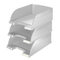 Tavita documente cu capacitate mare, color, LEITZ Plus Jumbo, ALEGE CULOAREA: Transparent - 3Papet