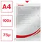 File protectie cristal, 75 microni, 100 buc/set, A4, ESSELTE - 2Papet