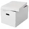 Set 3 cutii depozitare 510 x 350x 300 mm cu capac, ESSELTE Recycle Alb - 2Papet