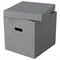 Set 3 cutii depozitare 360 x 320 x 310 mm cu capac, ESSELTE Recycle Gri - 3Papet