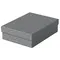 Set 3 cutii depozitare 360 x 260 x 100 mm cu capac, ESSELTE Recycle Gri - Papet