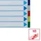 Separatoare plastic A4 Maxi, 10 culori/set, ESSELTE - 2Papet
