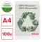 Mapa plastic A4, deschidere in L, 100 buc/set, ESSELTE Recycled - 6Papet