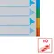 Separatoare carton A4, 10 culori, ESSELTE Standard - 2Papet