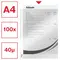 File protectie cristal, 40 microni, 100 buc/set, A4, ESSELTE - 2Papet