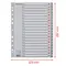 Separatoare plastic A4, numere de la 1-20, ESSELTE - 3Papet