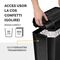 Distrugator documente 10 coli, Cross-Cut, FELLOWES LX65 - 6Papet